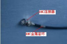 插入BNC接头